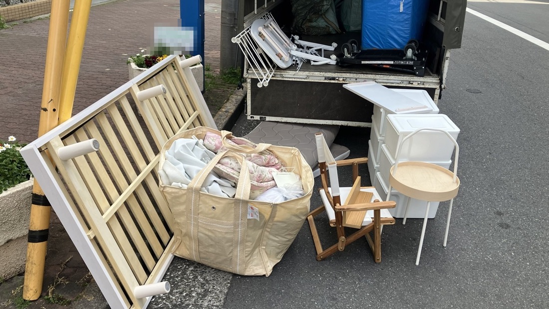 前橋市駒形町での回収前