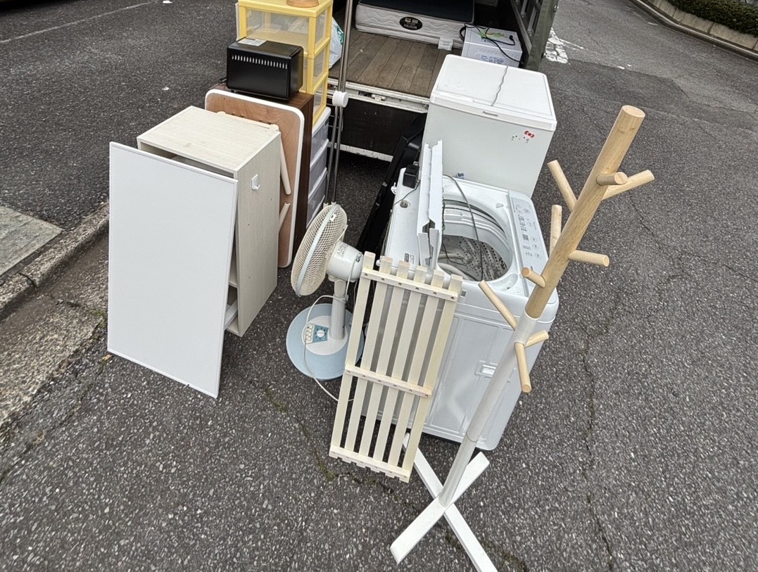 高崎市箕郷町での回収前